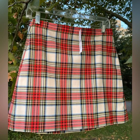 J. Crew plaid Stewart Skirt - perfect for Autumn - New with tags - Picture 4 of 11